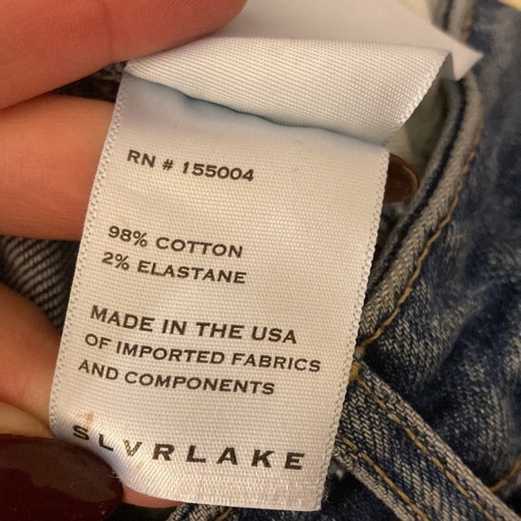 Slvrlake Lou Lou Jeans Crop Denim - Picture 10 of 11